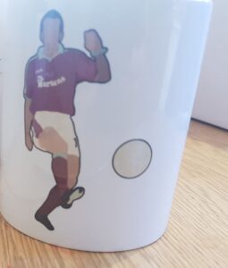 personlised mug for abm gifting - soccer