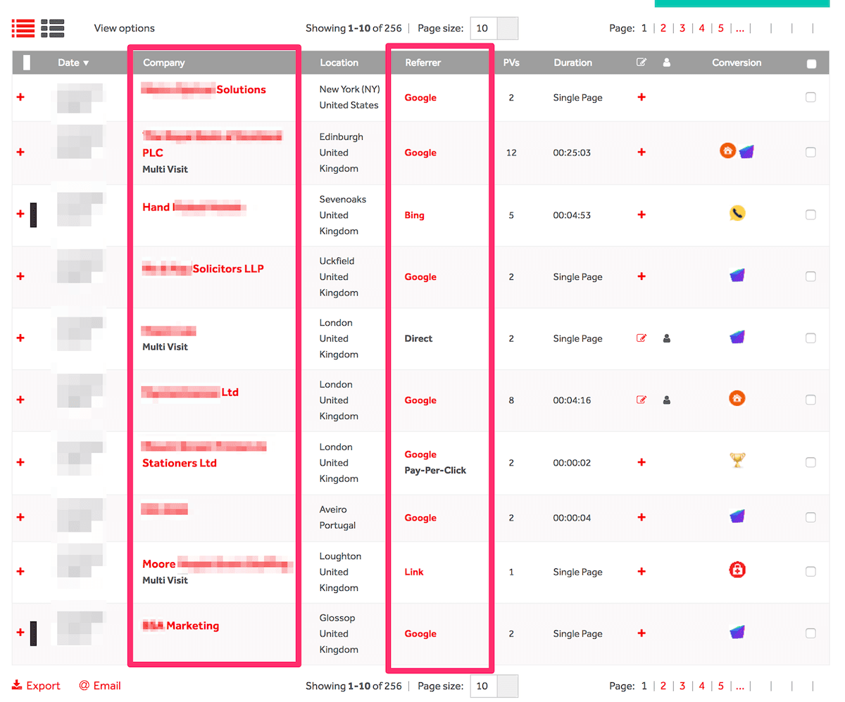 business lookup search data