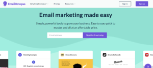 EmailOctopus- B2B Email Marketing Software Tool