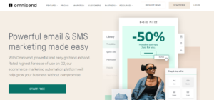 OmniSend- B2B Email Marketing Software tool
