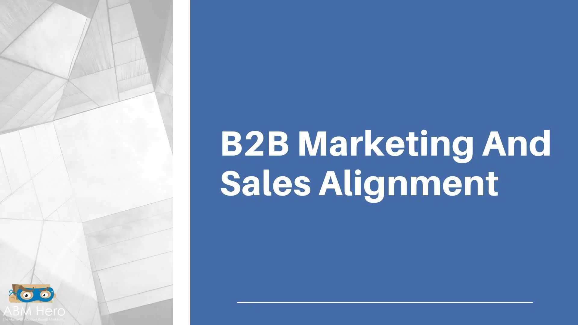 You are currently viewing B2B Marketing And Sales Alignment