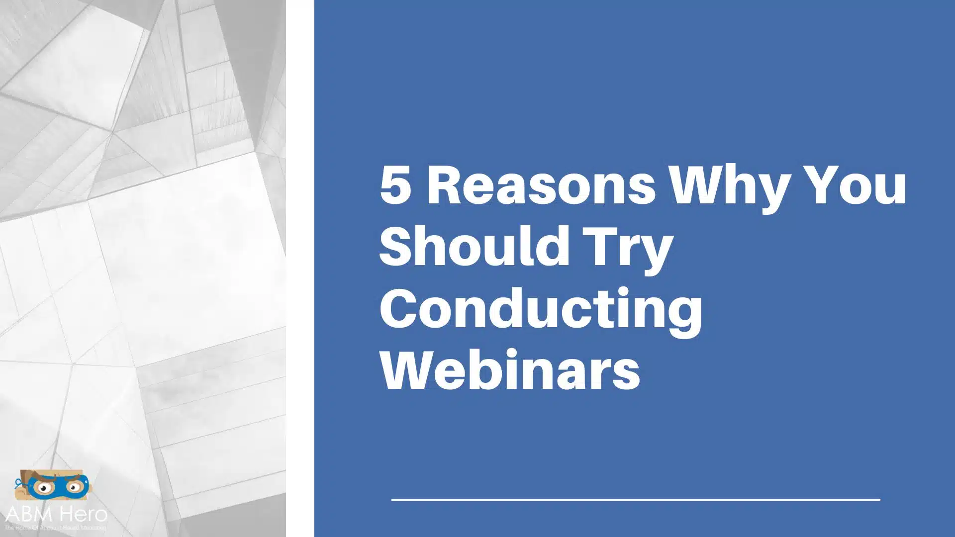 You are currently viewing 5 Reasons Why You Should Try Conducting Webinars